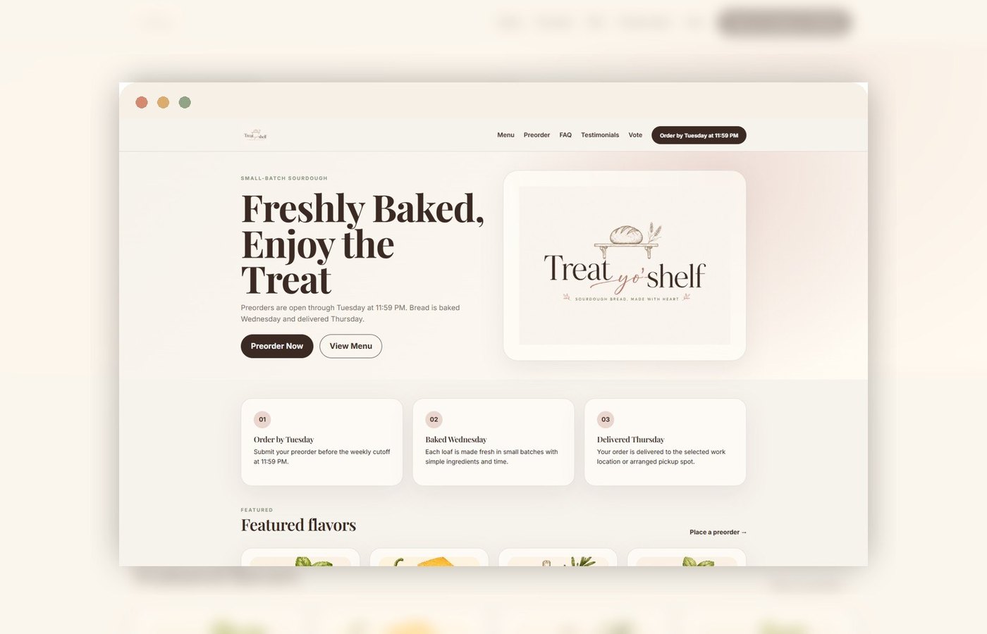 AmbyreTreat.com Treat yo' Shelf website screenshot